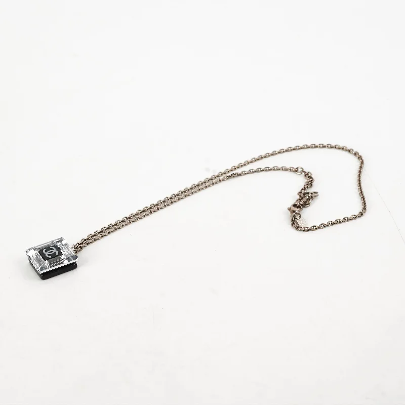 Chanel Logo Square Necklace Costume Jewellery