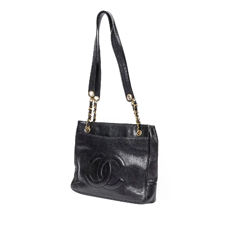 Black Chanel Caviar CC Tote