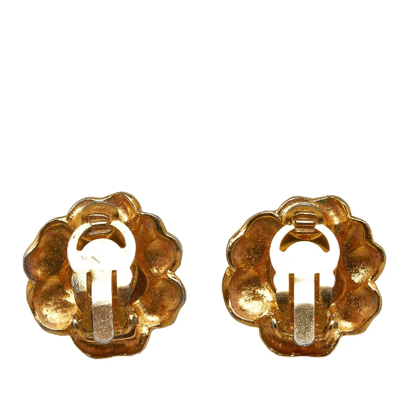 Chanel Camellia Clip-on Earrings (7HbHC5)