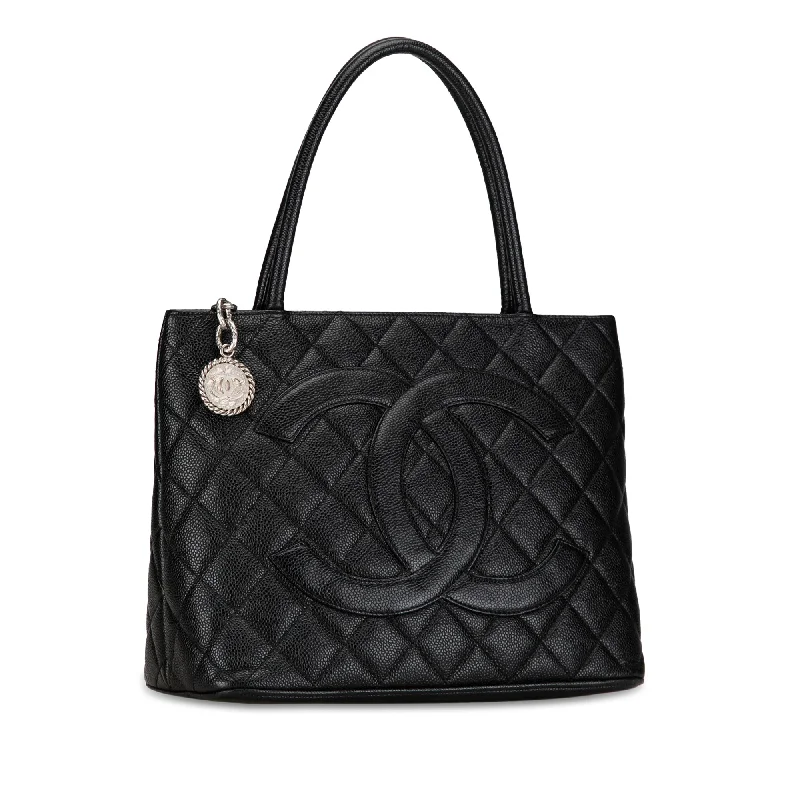 CHANEL Caviar Medallion Tote Tote Bag