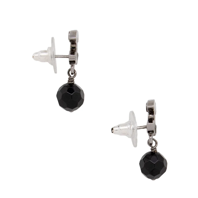 Chanel CC Bead Drop Earrings (3CacRg)