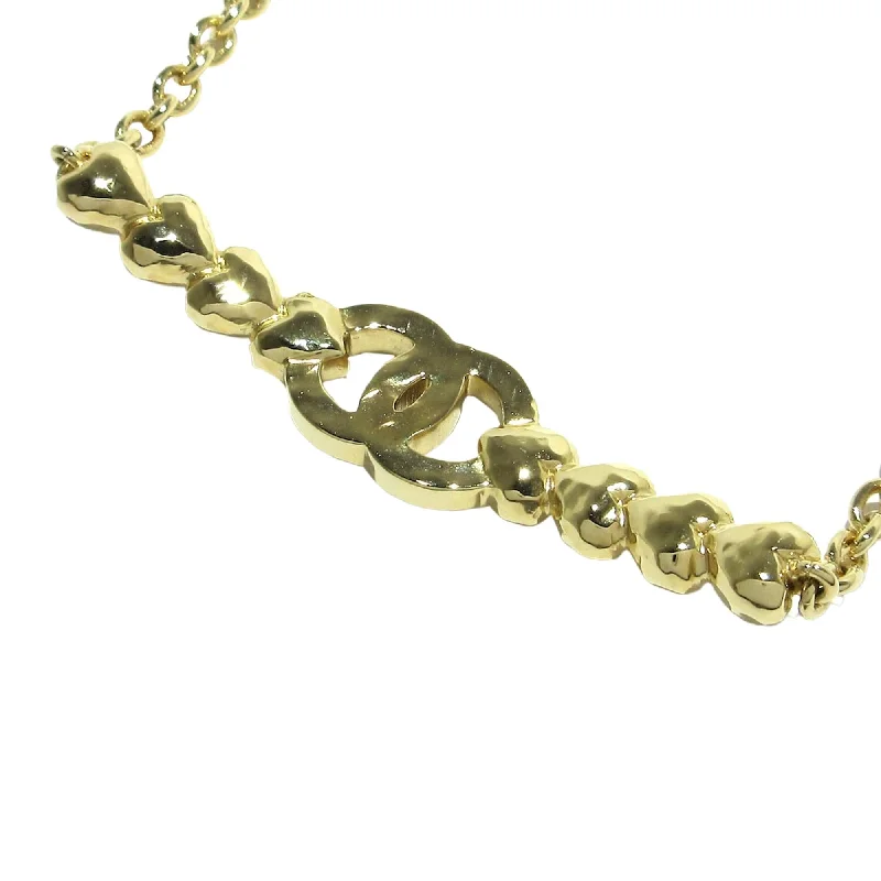 Chanel CC Heart Link Choker Necklace (sPOpYs)