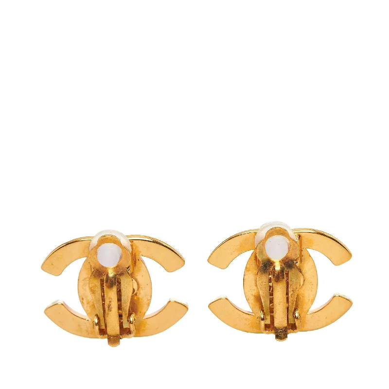 Chanel CC Turn Lock Clip-On Earrings (eoMxKV)