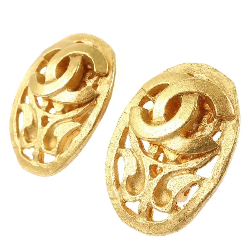 Chanel Chanel Earring Oral Vintage G  95A  9.47g  【 Secondary】 A Ranked Earring