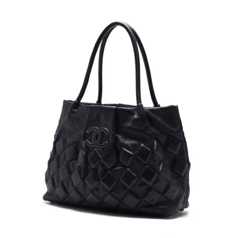 CHANEL MATRACE DECACOCO Tote BAG  S Black (Silver G) TORTE BAG LADY START BAG LADY HYBRAND TORTE BAG