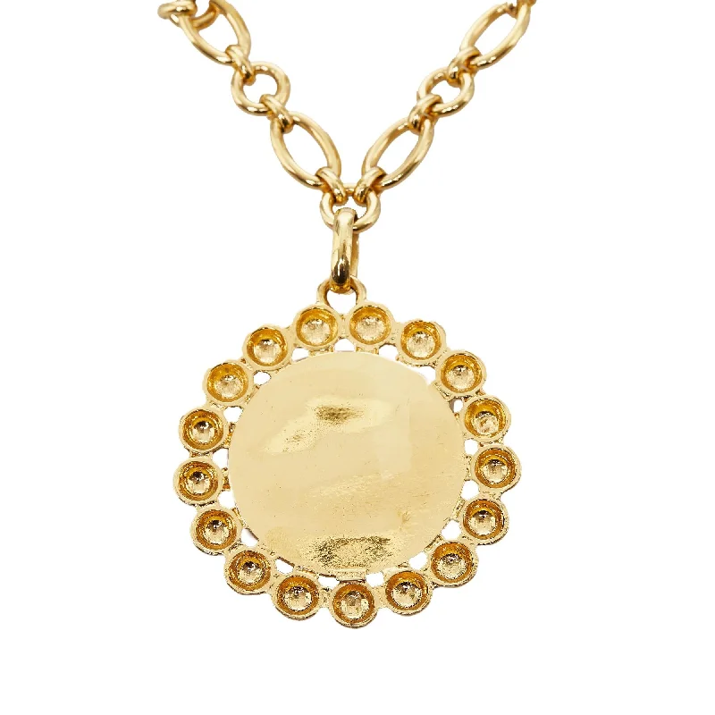 Chanel Oversized Cambon Medal Necklace (186ose)