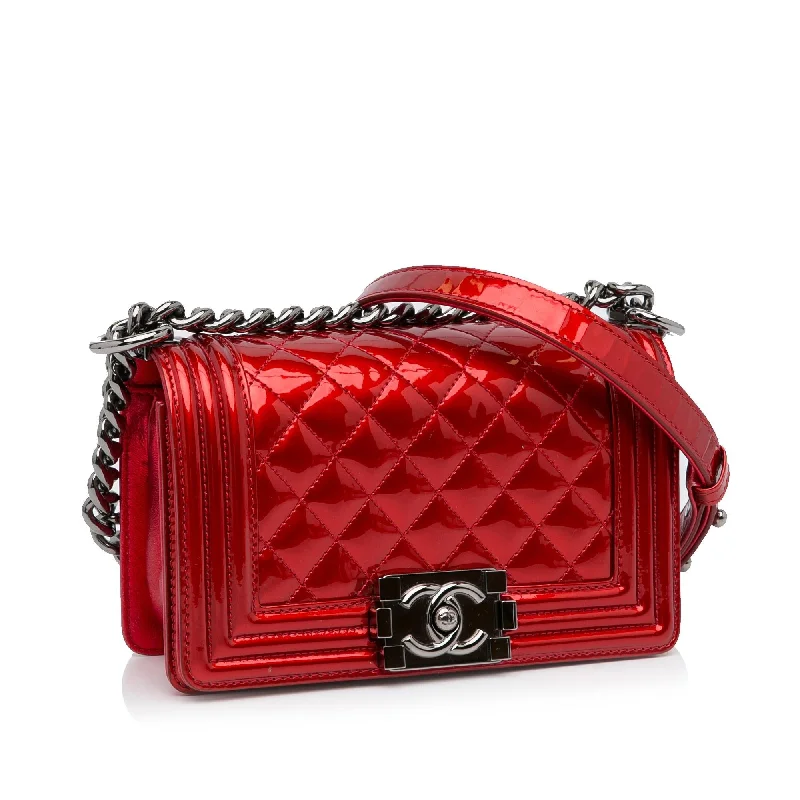 Chanel Patent Leather Boy Bag (TYu9KZ)