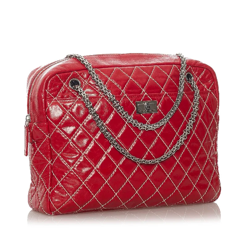 Chanel Reissue Shoulder Bag Red Quilted Lambskin