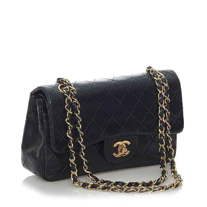 Chanel Small Classic Lambskin Double Flap (37868)