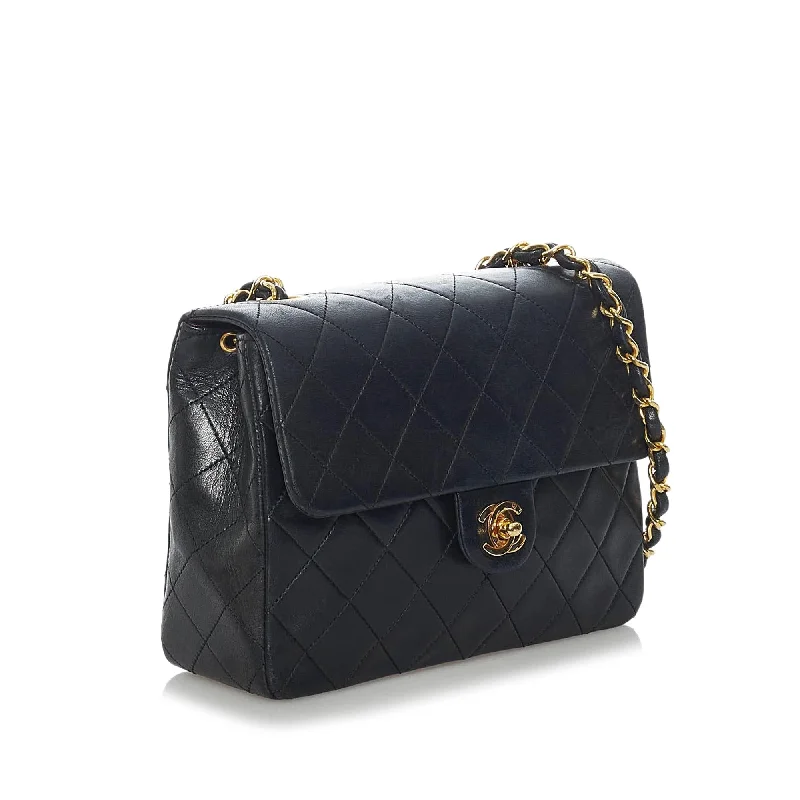 Chanel Timeless CC Lambskin Leather Flap Bag (35144)