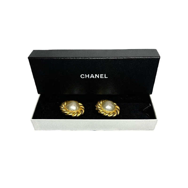 Chanel Vintage Mabe Pearl Earrings