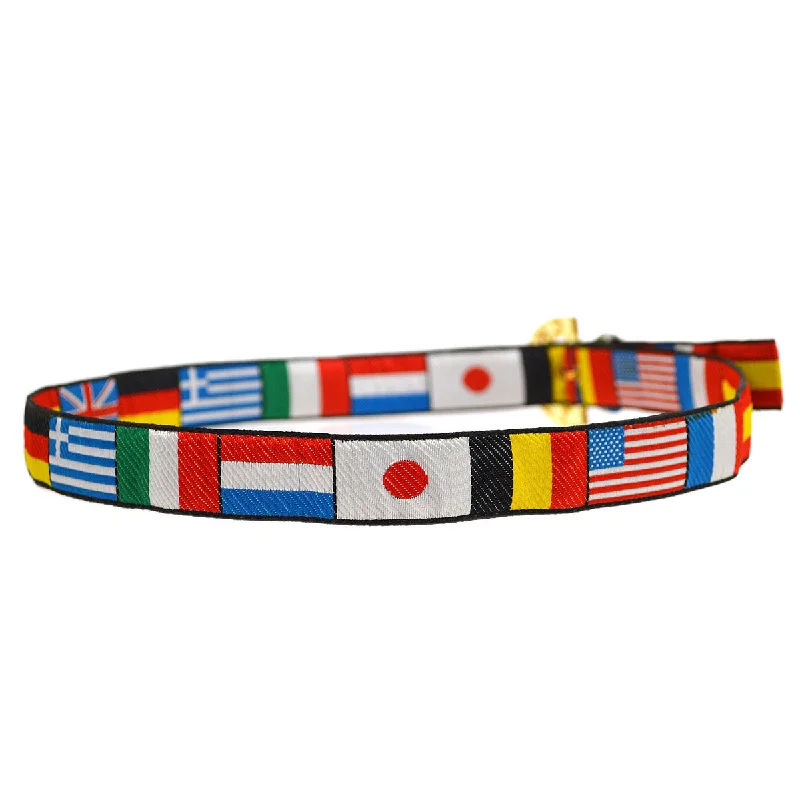 CHANEL 1995 National Flag Belt #70