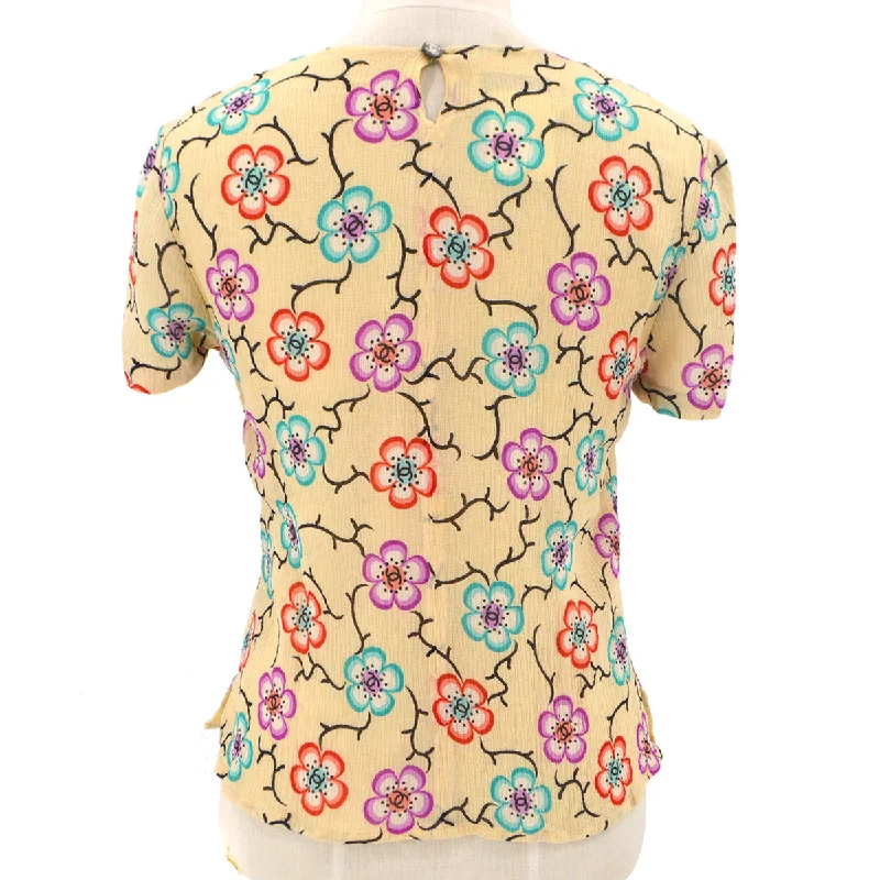 Chanel 2001 High-Summer CC floral-print T-shirt #38