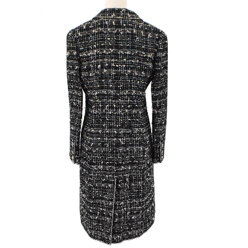 Chanel 2005 Cruise coat of arms double-breasted tweed coat #38