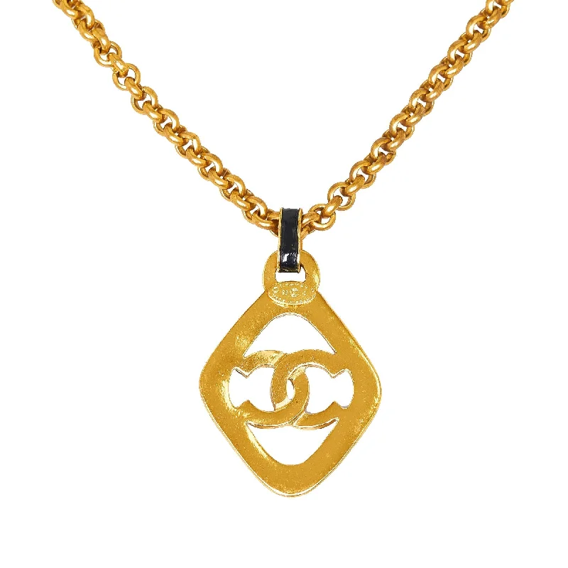 CHANEL CC Pendant Necklace Costume Necklace