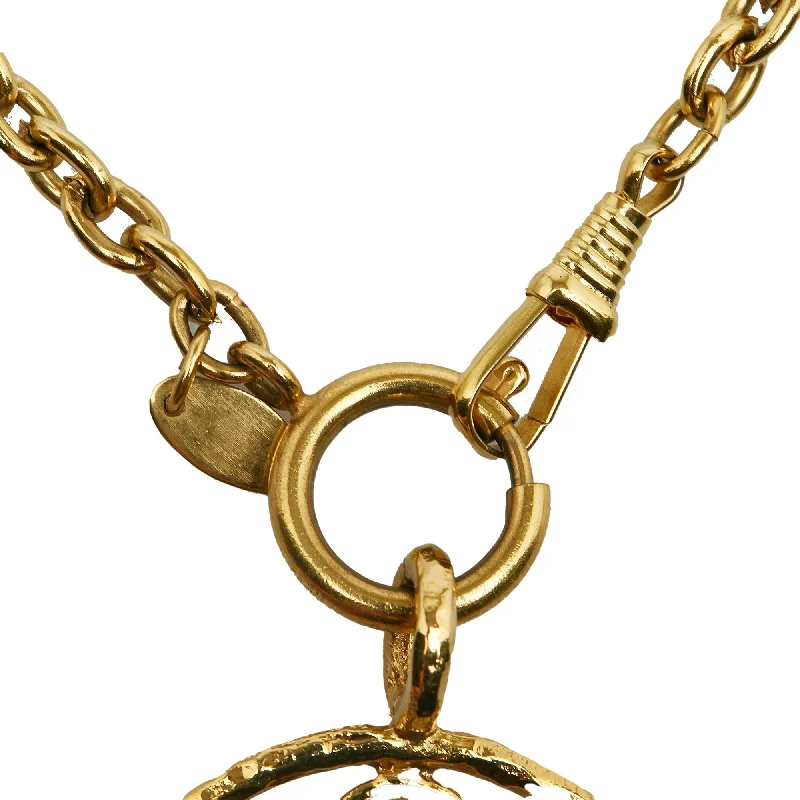 CHANEL CC Pendant Necklace Costume Necklace