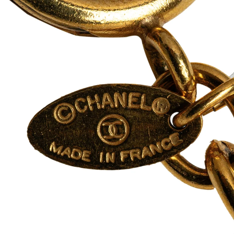 CHANEL CC Pendant Necklace Costume Necklace