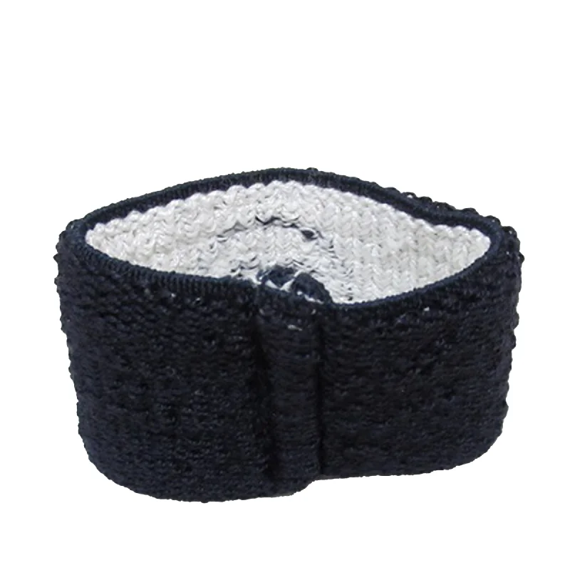 CHANEL Elastic Knit Cotton Headband and Sweatbands Set Other Accessories