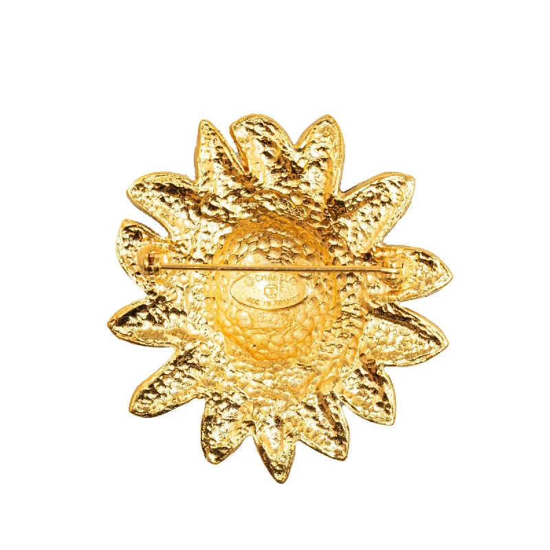 CHANEL Lion Head Brooch Costume Brooch