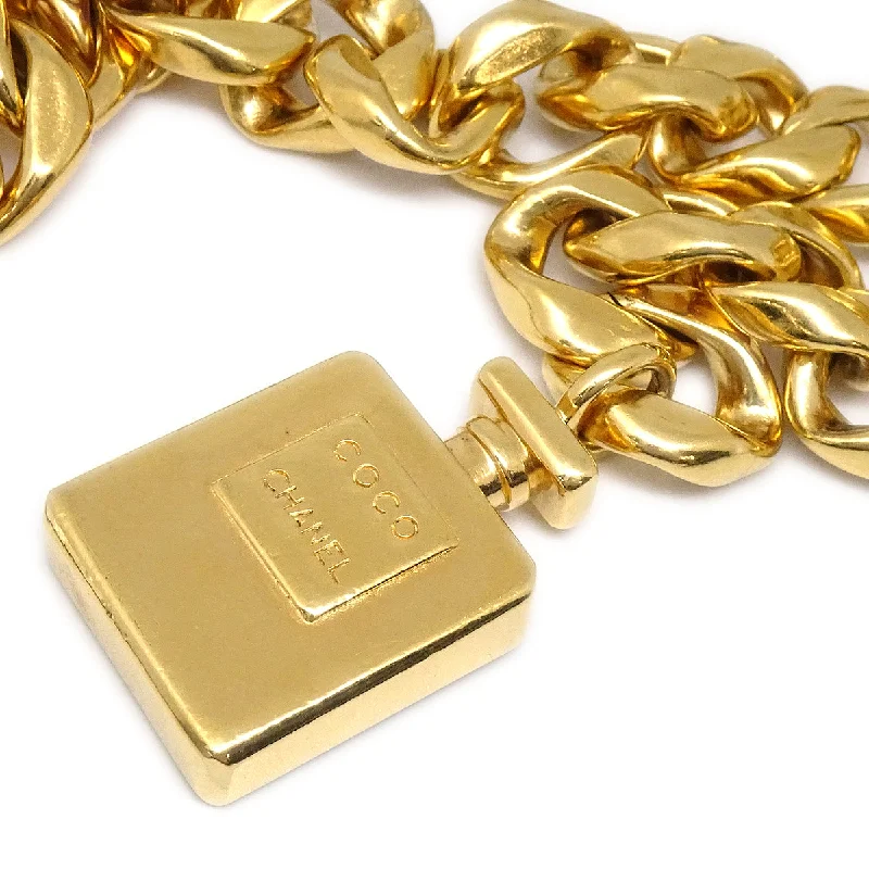 Chanel Perfume Gold Chain Belt Small Good