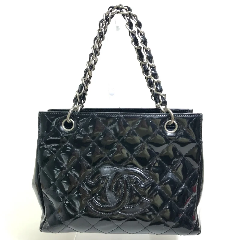 Chanel CC Mark Bag Matelasse Hand Bag Black