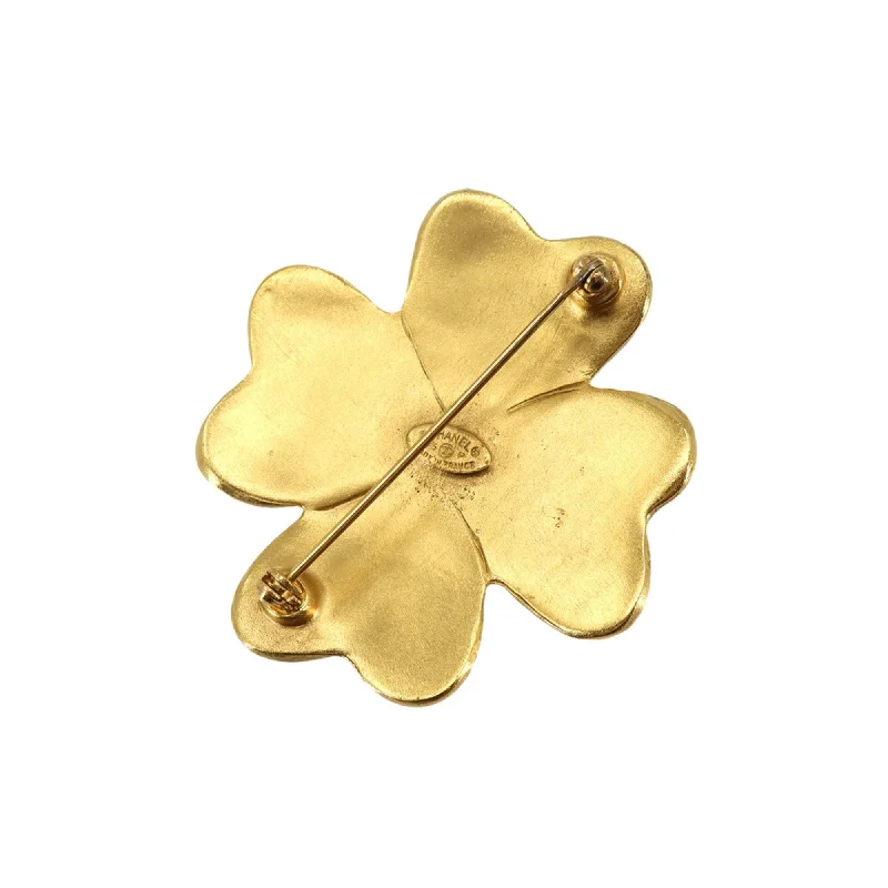 CHANEL Clover Brooch