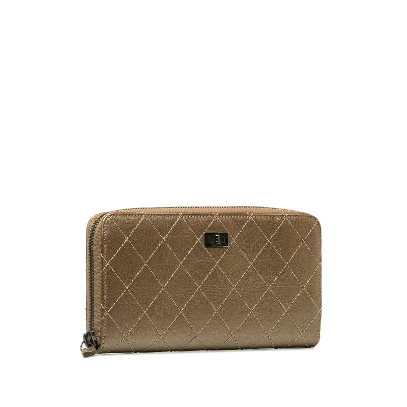 CHANEL Reissue 2.55 Zip Around Wallet Long Wallets