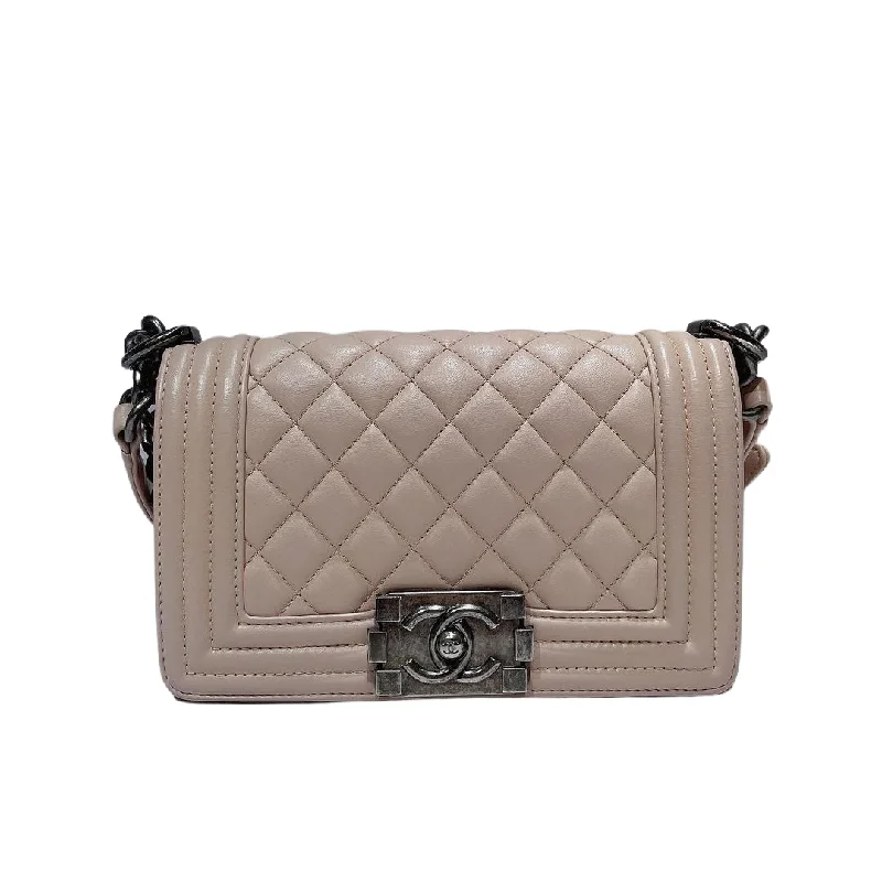 Small Boy Bag Lambskin Light Pink RHW